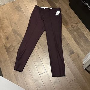 Burgundy dress pants